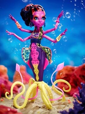2015 Monster High Great Scarrier Reef Down Under Ghouls Kala Mer'Ri Doll